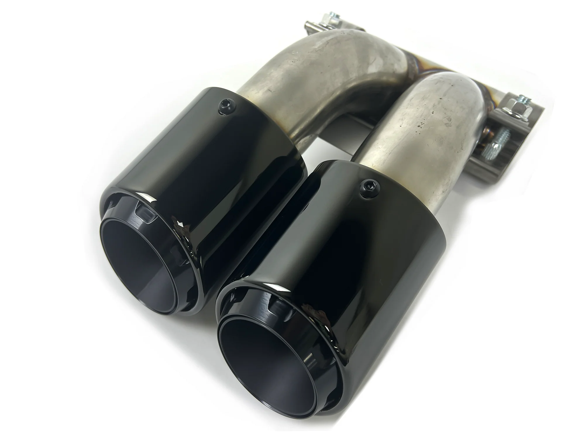 3-Layer Exhaust Tips Tailpipe Black for Porsche 981 Cayman Boxster 2013-2016 - Image 11