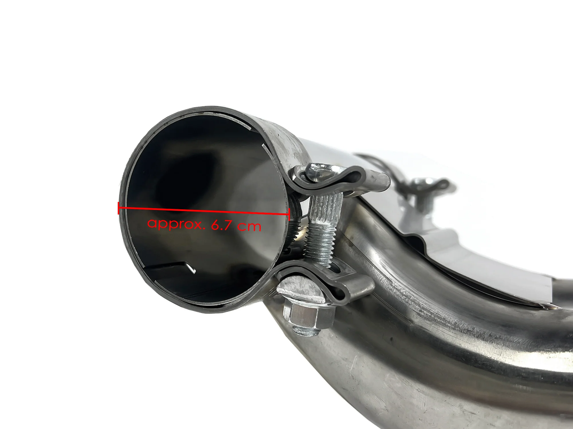 Black Exhaust Tips Tailpipe for Porsche 981 Cayman Boxster 2013-2016 et181 - Image 11