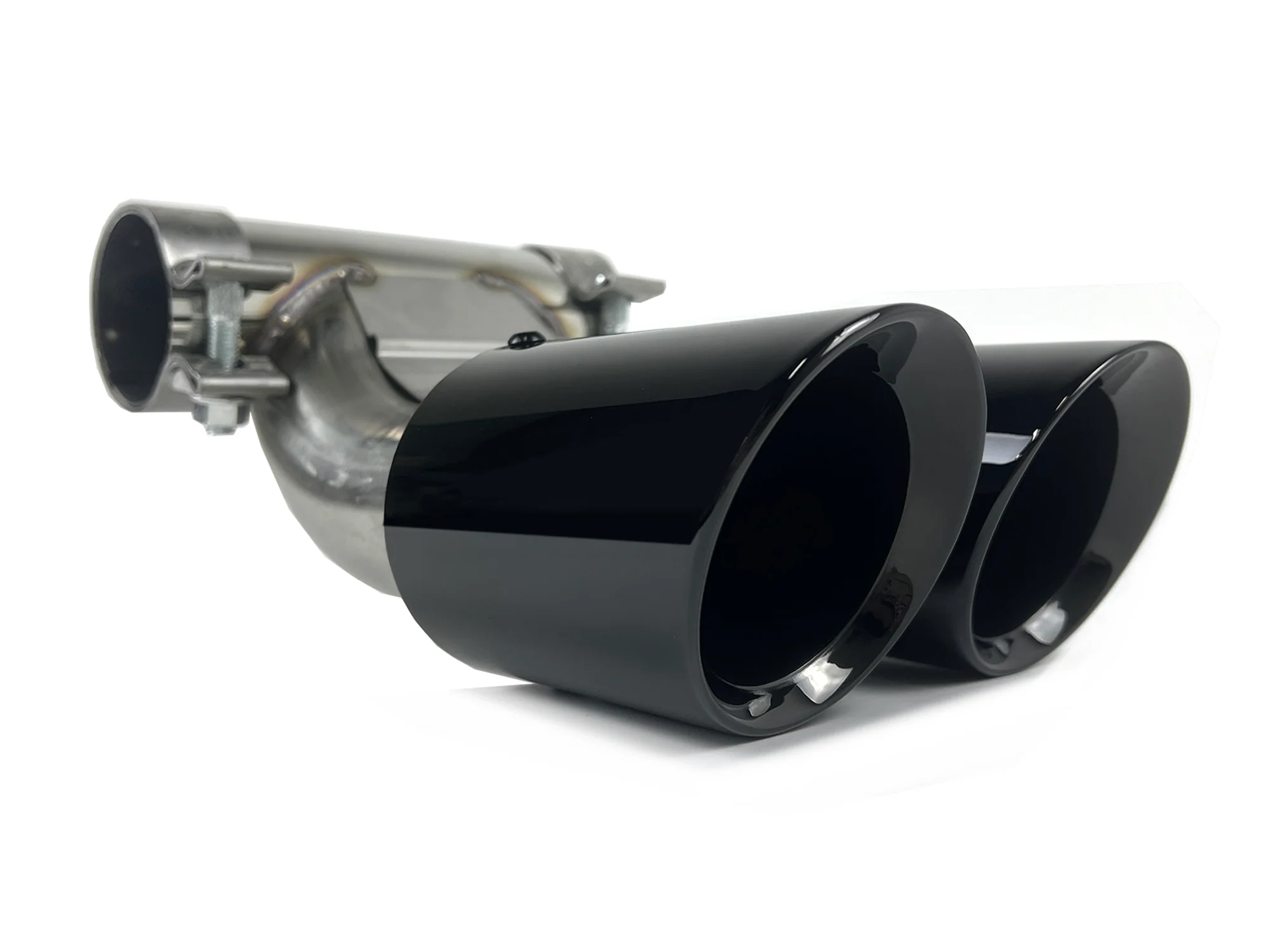 Black Exhaust Tips Tailpipe for Porsche 981 Cayman Boxster 2013-2016 et181 - Image 5