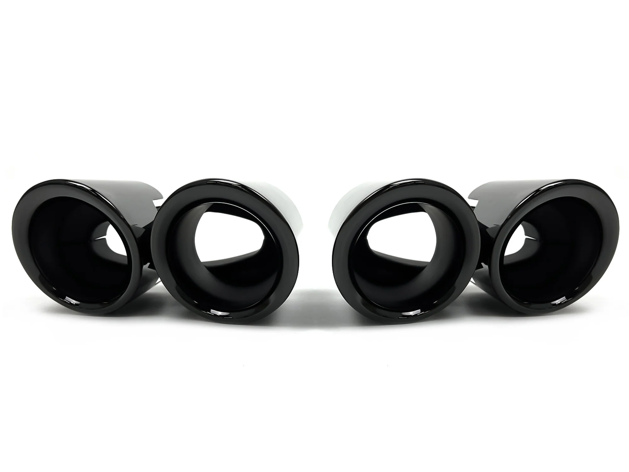 Black Exhaust Tips For 2017-2023 Porsche Panamera 971 Base Muffler Pipe - Image 8
