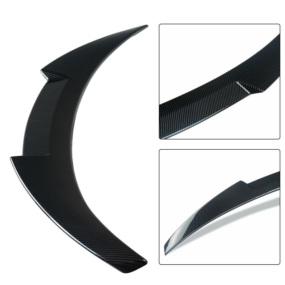 Carbon Fiber Look Trunk Spoiler Wing For BMW G20 330i M340i G80 M3 2019-2024 - Image 5