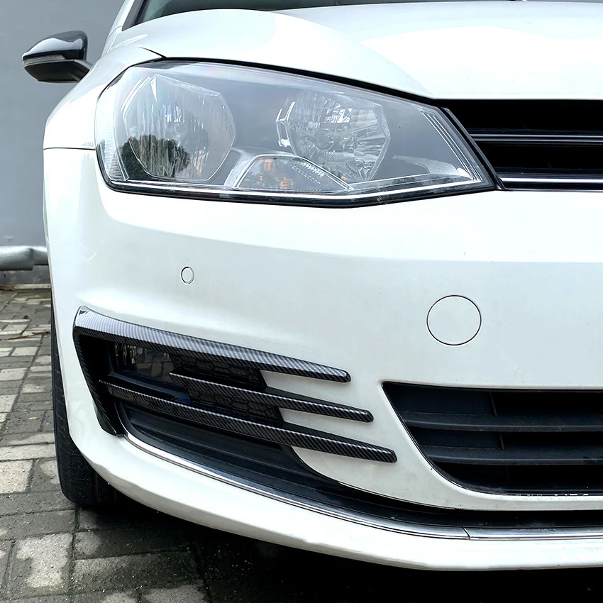 Fog Light Bumper Vent Trim For VW Golf 7 MK7 TSI TDI 2013–2016 Gloss Black - Image 12