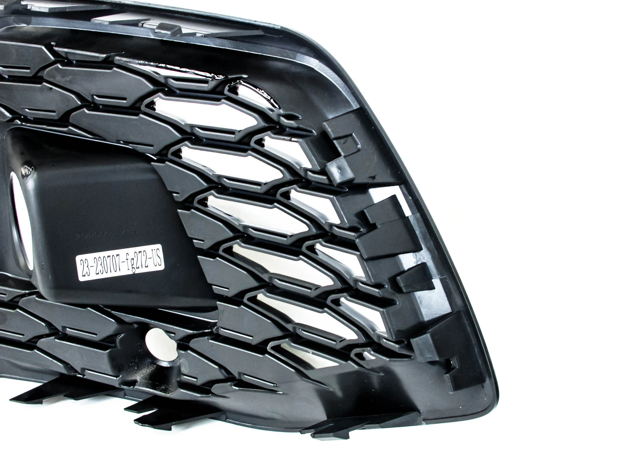 Gloss Black Honeycomb Front Fog Light Grille Cover For AUDI Q5 SQ5 2021-2025 Pair L+R - Image 12
