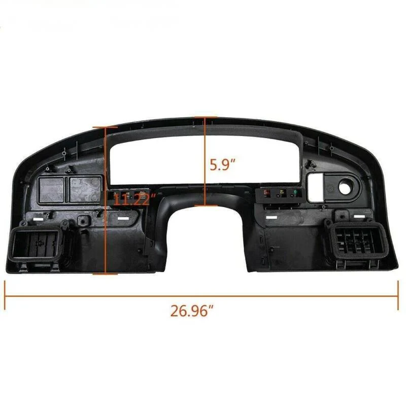 GAS Instrument Dash Cluster Bezel Cover For 1994-1997 Ford F150 F250 F350 - Image 3