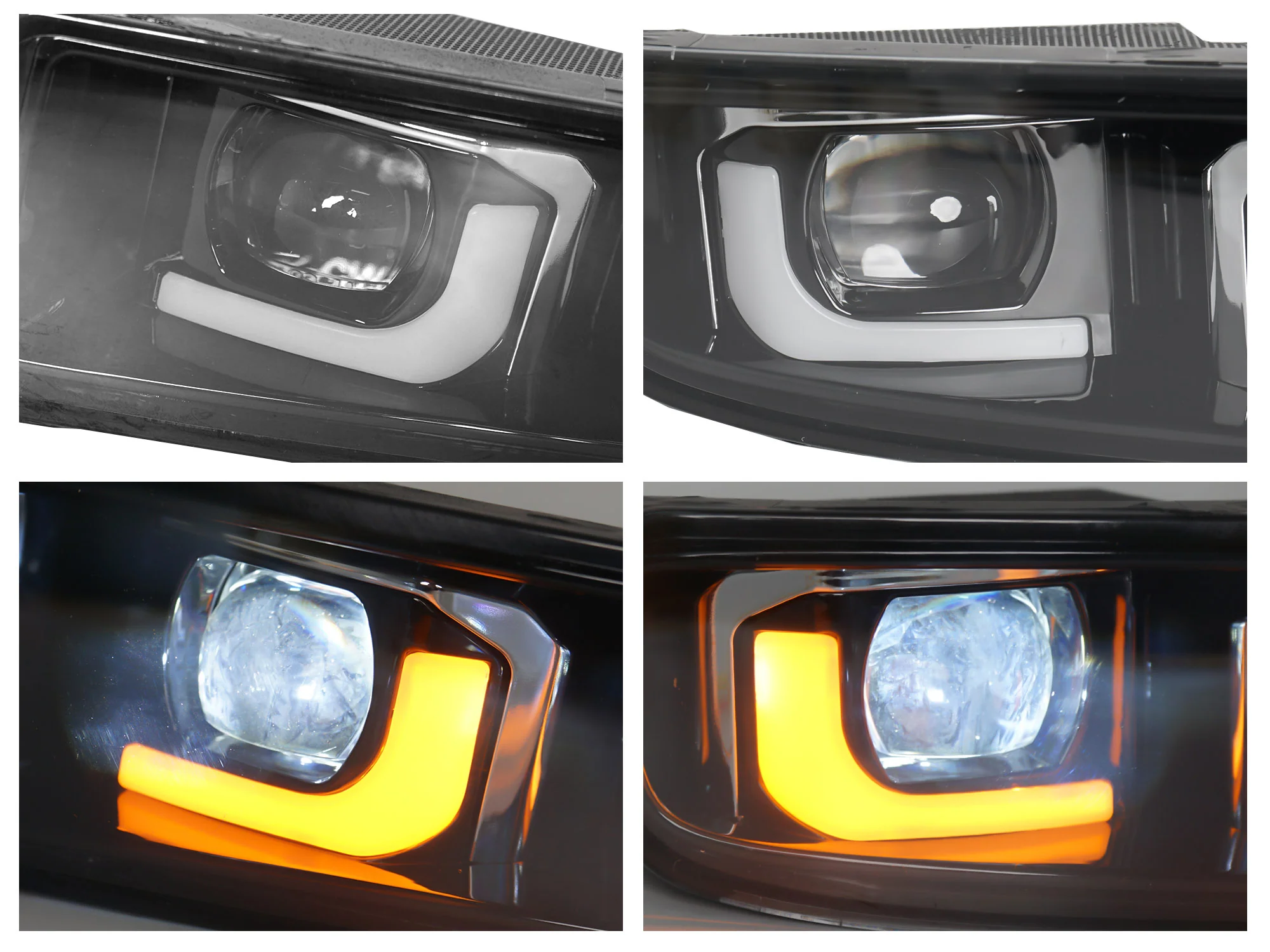 LED DRL Fog Lights Bumper for Lexus LX470 1998-2007 Base 4-Door LH+RH - Image 13