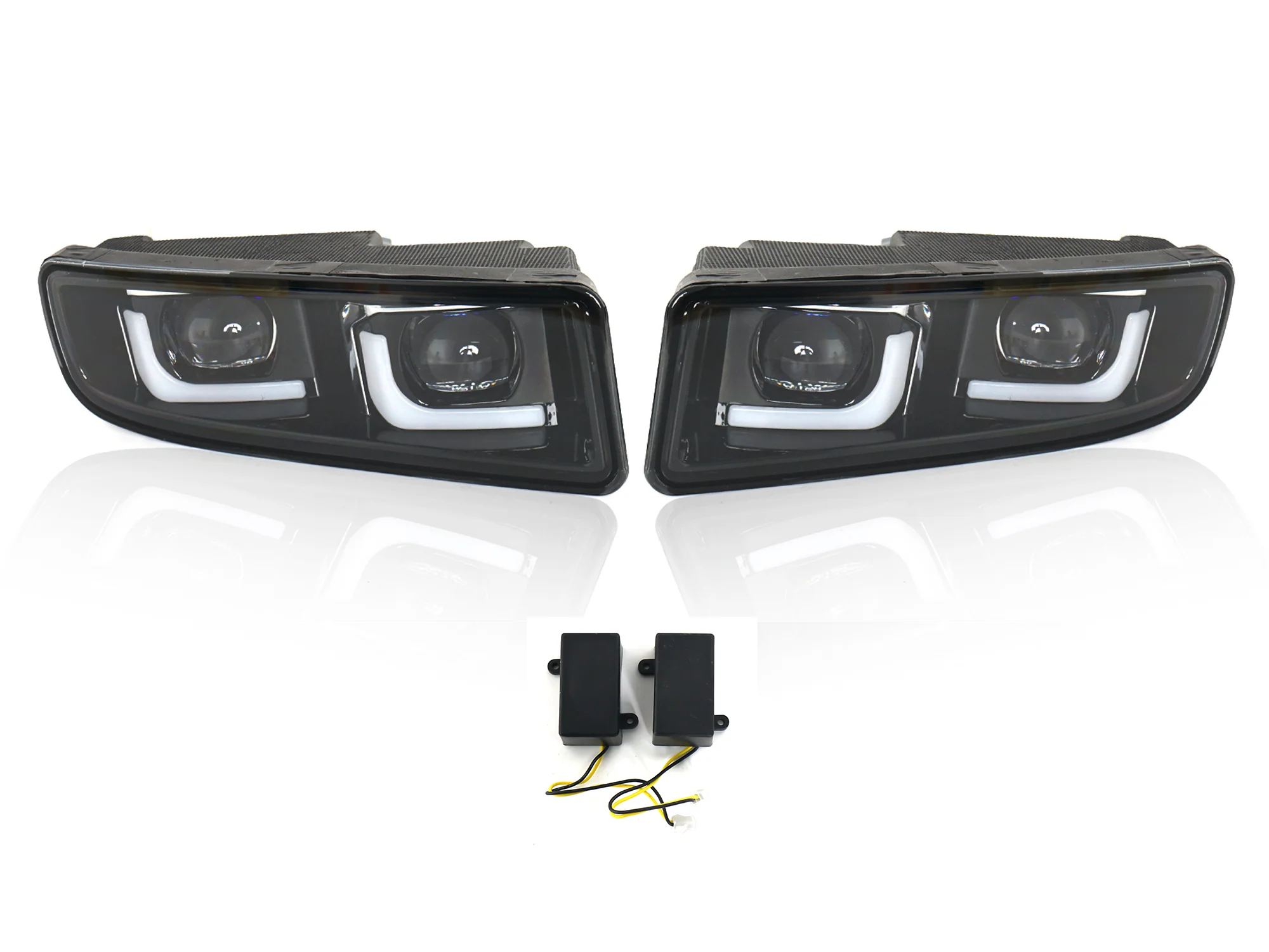 LED DRL Fog Lights Bumper for Lexus LX470 1998-2007 Base 4-Door LH+RH - Image 4