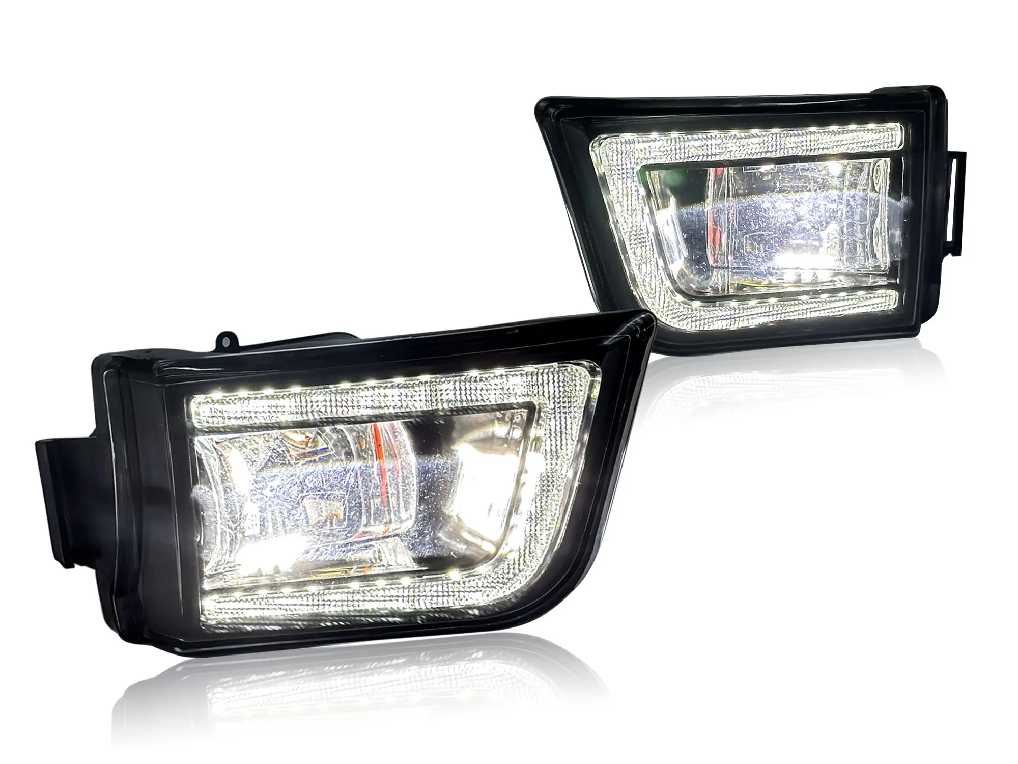 Front Bumper Lamps DRL LED Fog Lights Amber/White for Toyota 4Runner 2003-2005 - Image 10