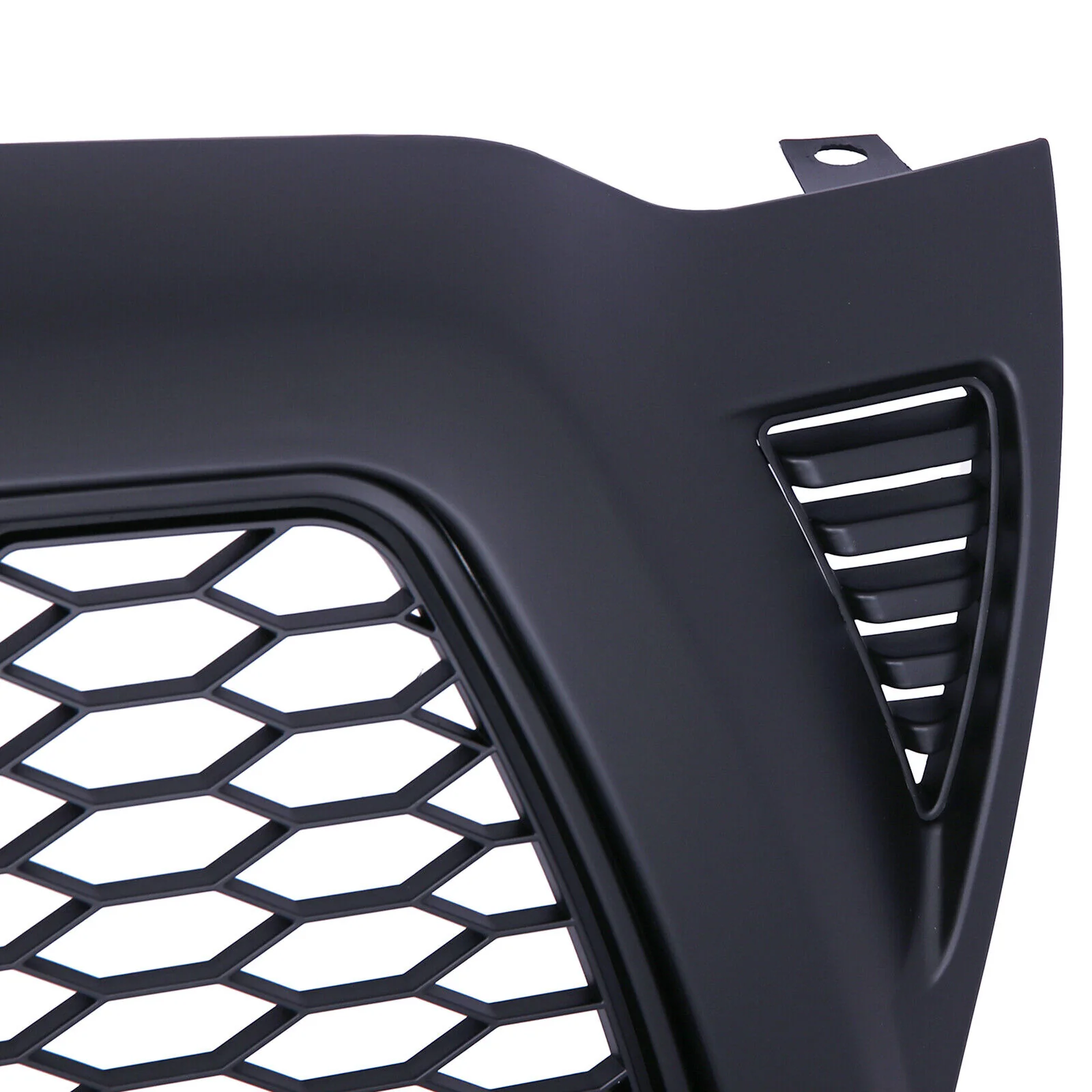 For 2005-2011 Toyota Tacoma Front Bumper Hood Upper Mesh Grille LED Grill Black - Image 5