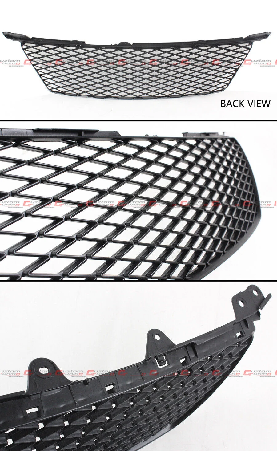 F-Sport Style Front Bumper Honeycomb Grille For 2006-2008 Lexus IS250 IS350 ISF Sedan - Image 3