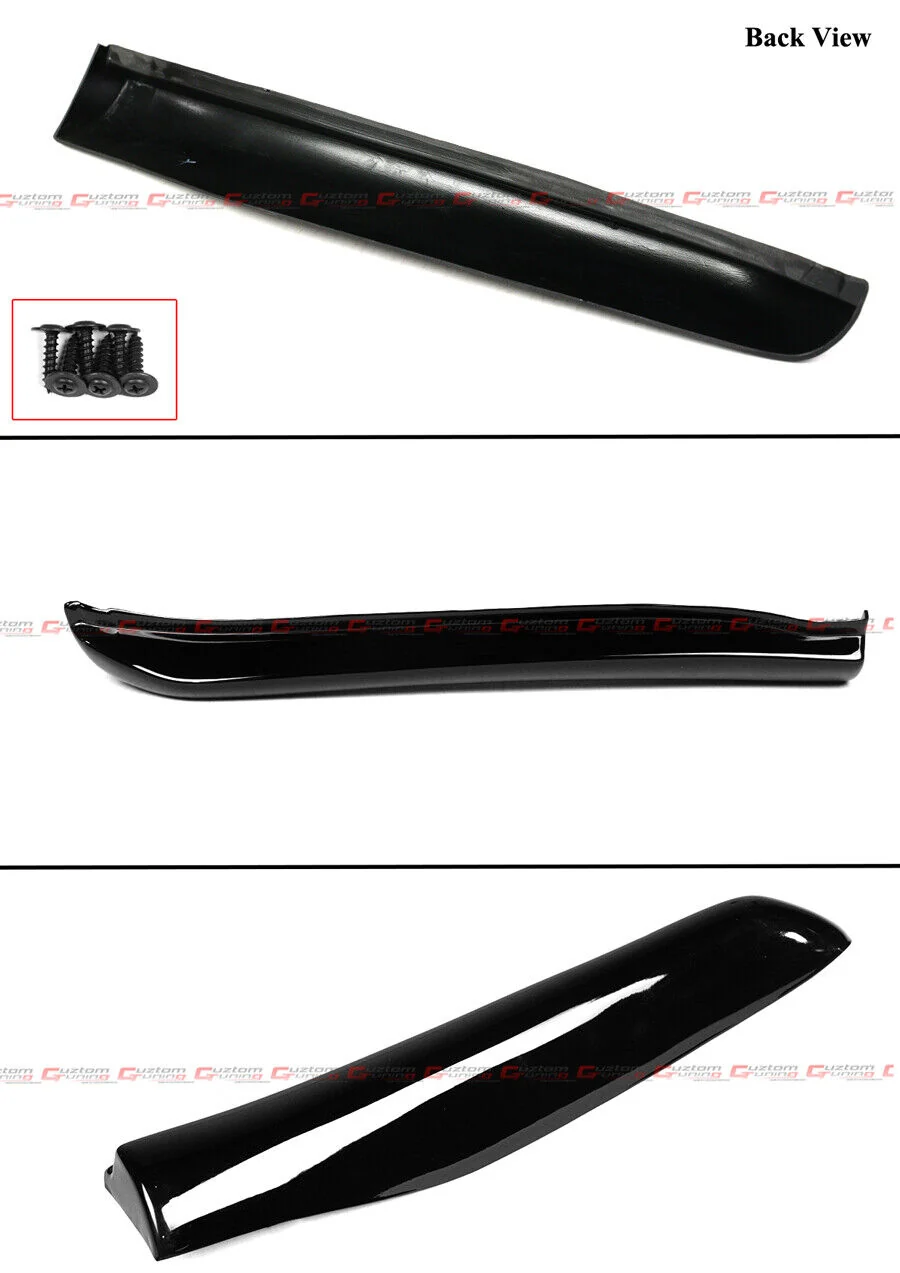 Gloss Black LED Rear Bumper Diffuser with V2 Corner Spat for 2006–2013 Lexus IS250 IS350 - Image 3