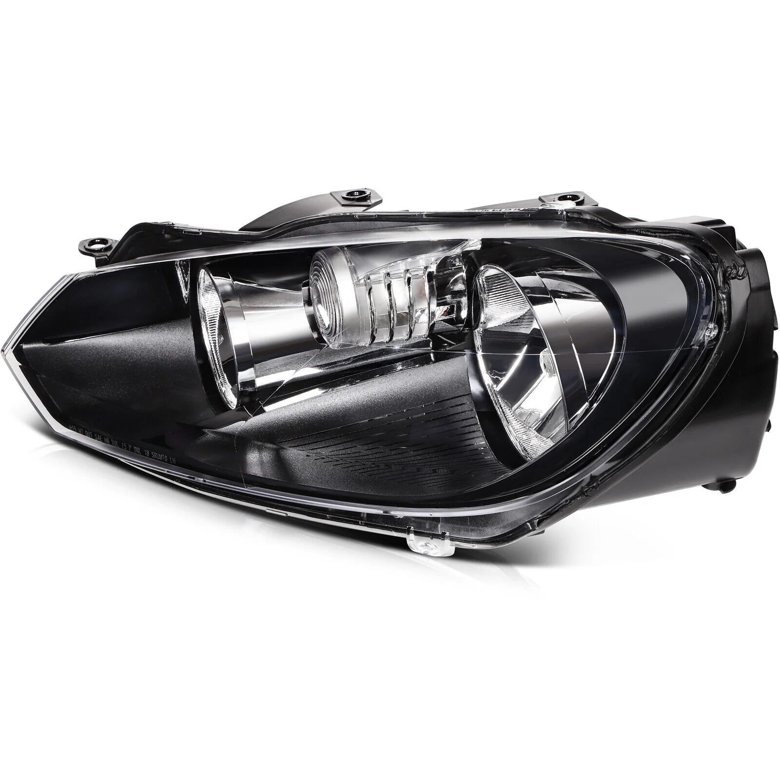For 2010-2014 Volkswagen GTI Golf Jetta Sportwagen(MK6) Headlights Assembly Pair - Image 2