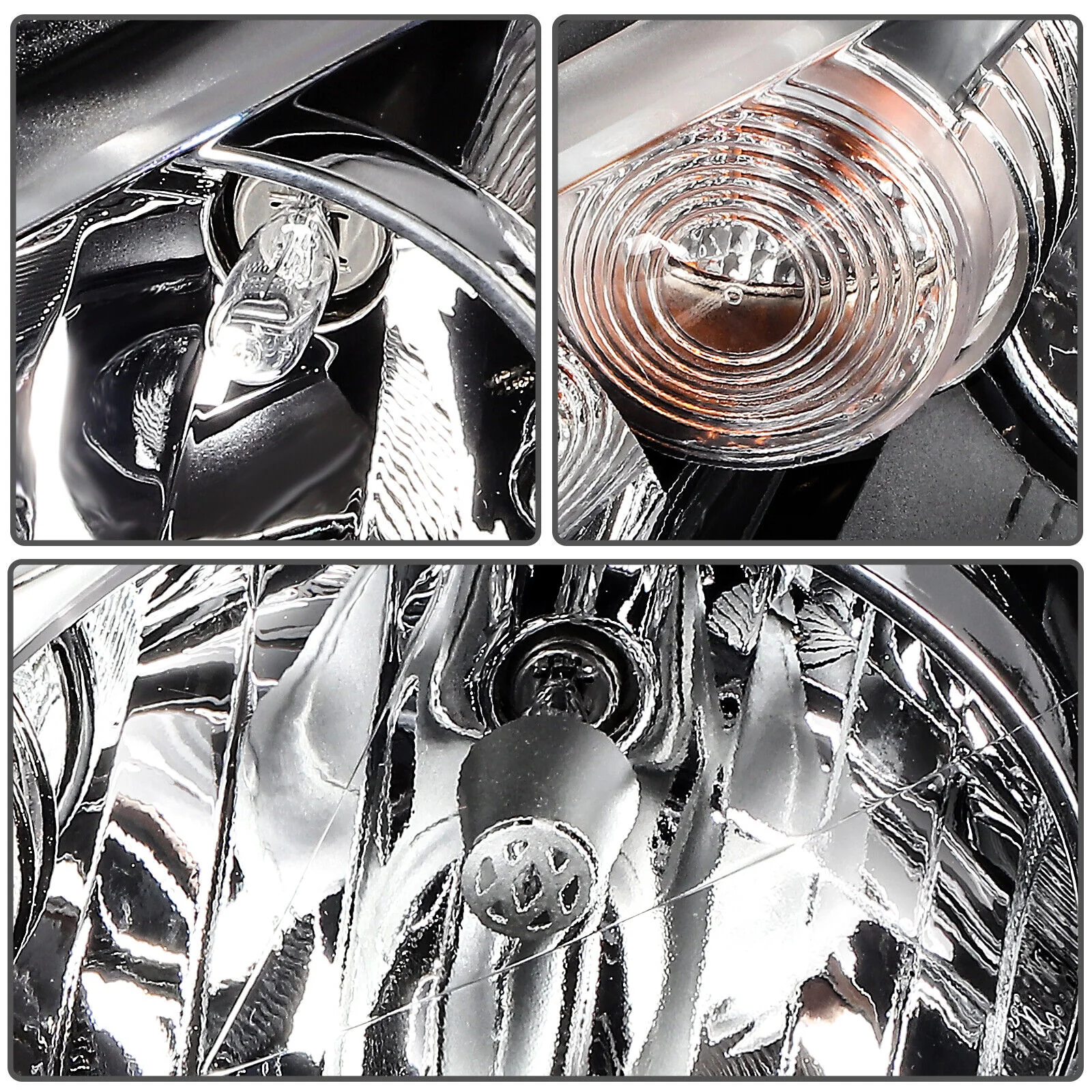 For 2010-2014 Volkswagen GTI Golf Jetta Sportwagen(MK6) Headlights Assembly Pair - Image 6