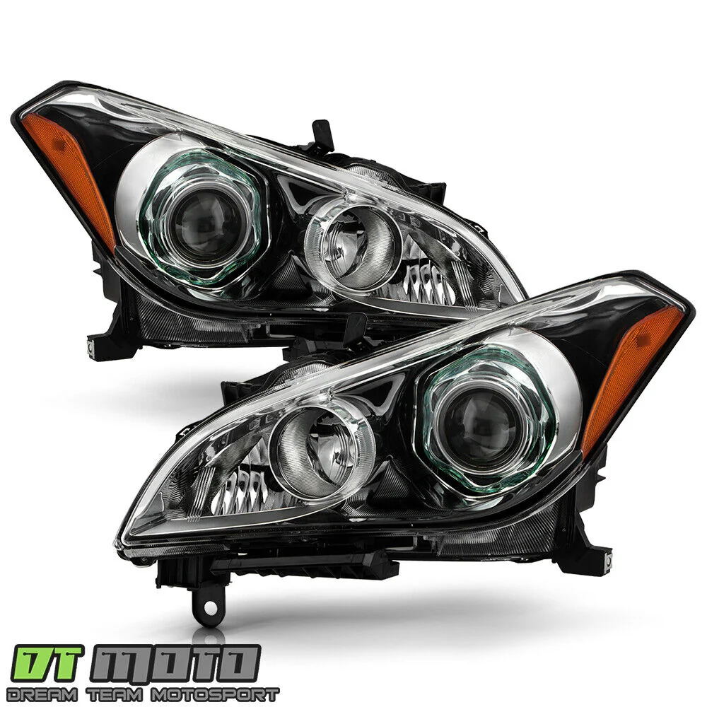 For 2011-2013 Infiniti M37 M56 HID XENON w/o AFS Black Projector Headlights - Image 2