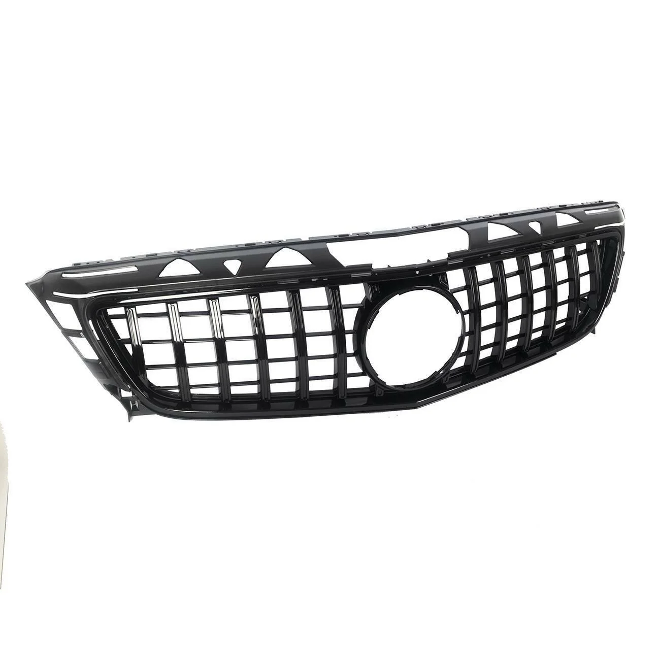 Gloss Black Front Bumper Grill For 2011-2014 Mercedes CLS W218 - Image 15
