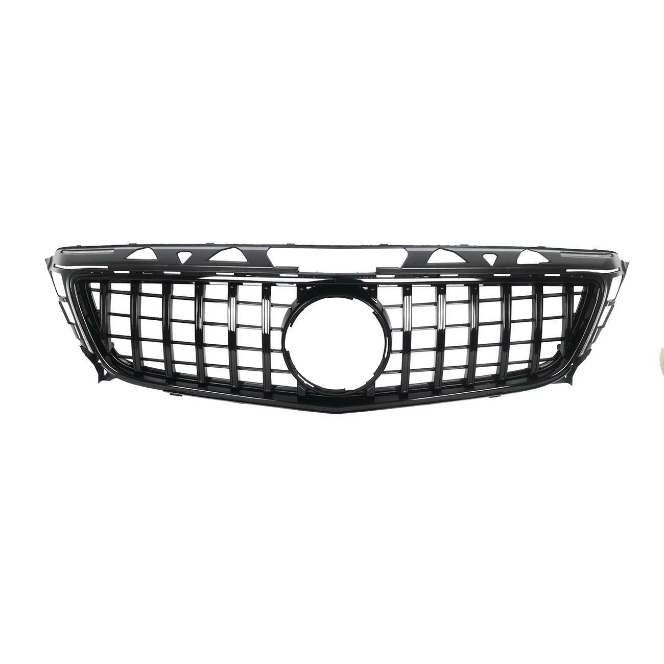 Gloss Black Front Bumper Grill For 2011-2014 Mercedes CLS W218 - Image 3