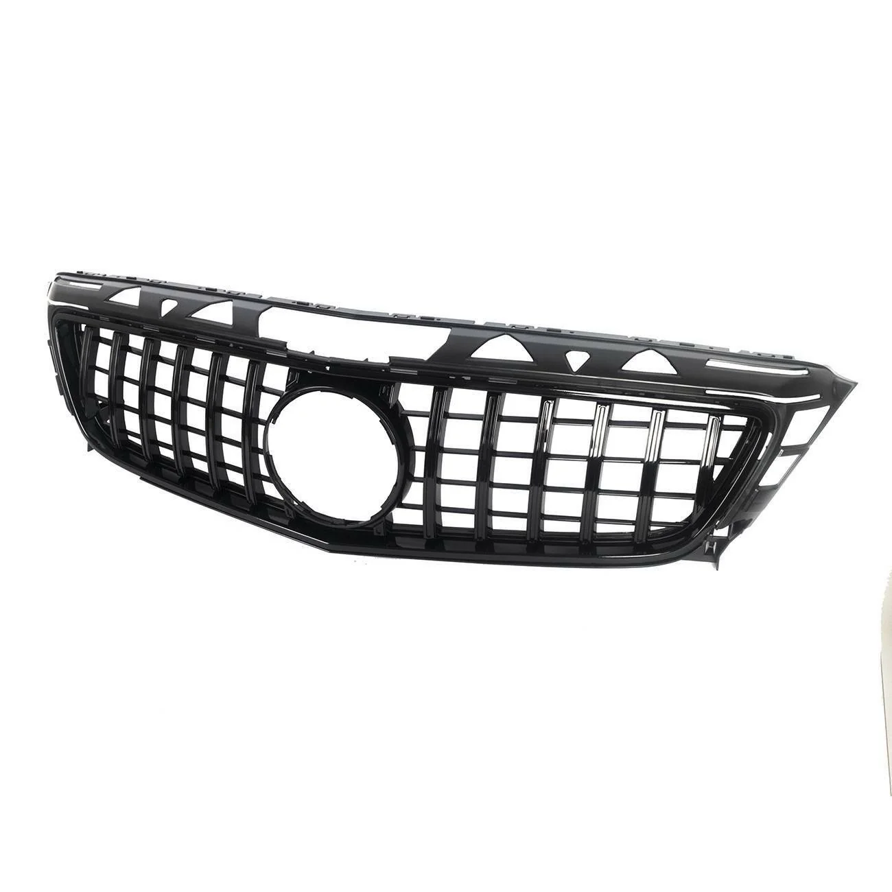 Gloss Black Front Bumper Grill For 2011-2014 Mercedes CLS W218 - Image 4