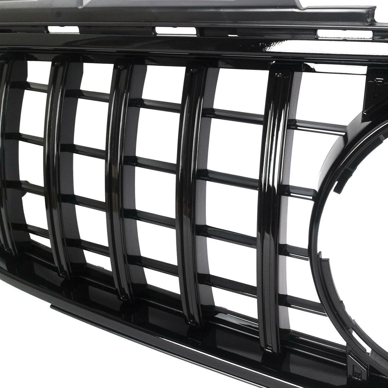 Gloss Black Front Bumper Grill For 2011-2014 Mercedes CLS W218 - Image 8