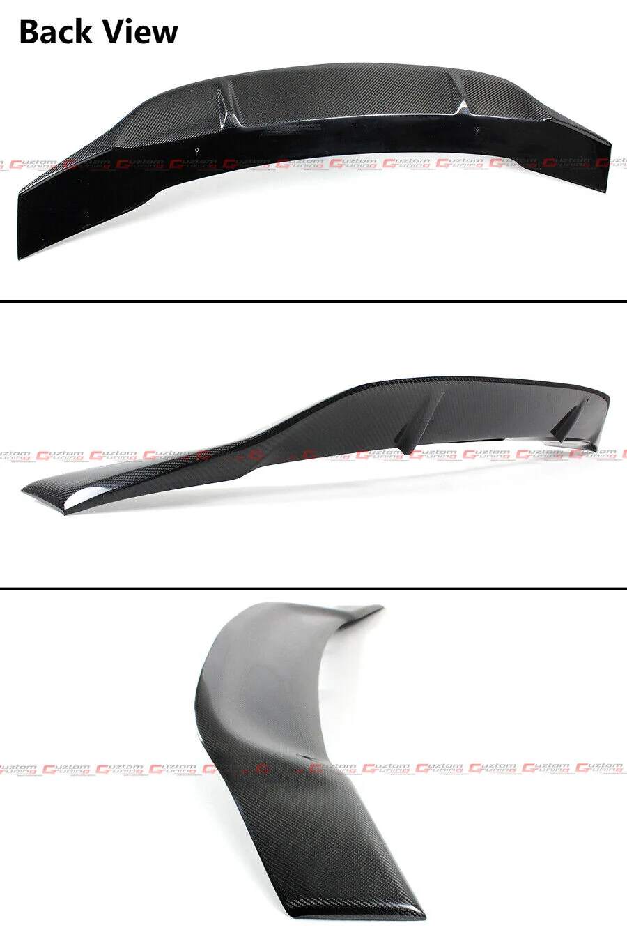 FOR 2013-2016 AUDI A4 B8.5 SEDAN HIGHKICK DUCKBILL RT CARBON FIBER TRUNK SPOILER - Image 2