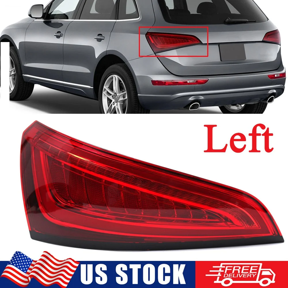 For 2013-2017 Audi Q5 SQ5 Left Side Rear Tail Light LED Lamp 8R0945093C