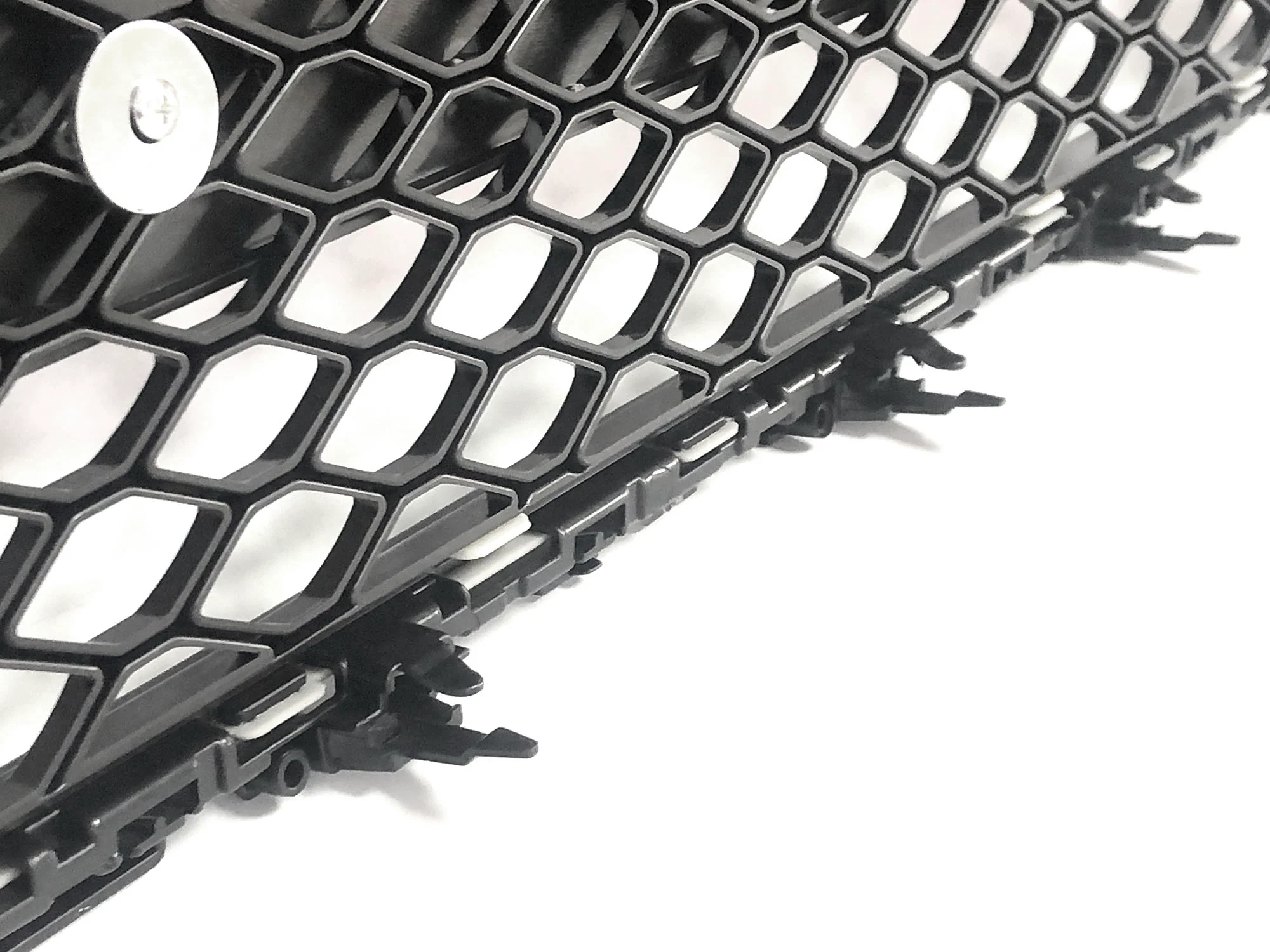 For 2014-2016 Audi A3 8V RS3 Style Front Grille (Gloss Black Frame + Honeycomb) - Image 7