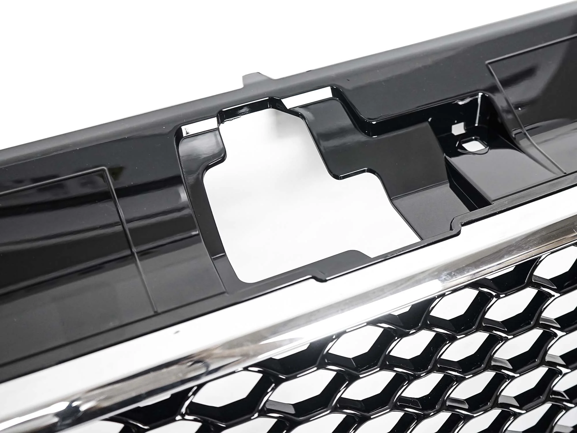 For 2014-2016 Audi A3 S3 Grille RS3 Style Honeycomb Mesh Chrome Frame - Image 11