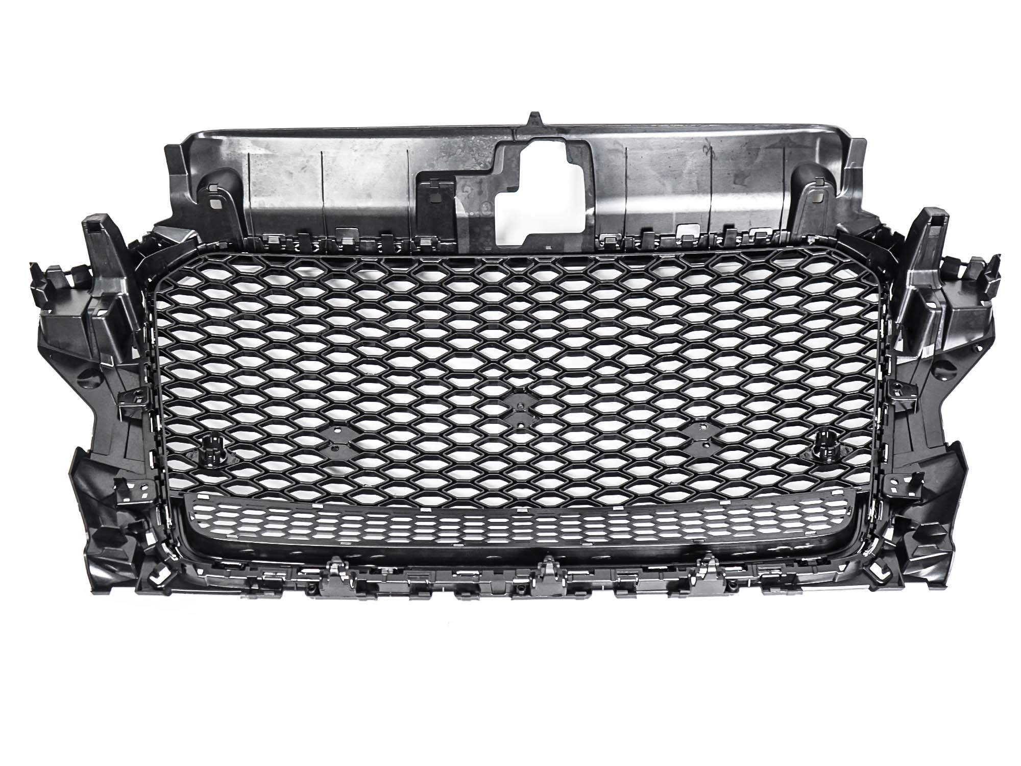 For 2014-2016 Audi A3 S3 Grille RS3 Style Honeycomb Mesh Chrome Frame - Image 8