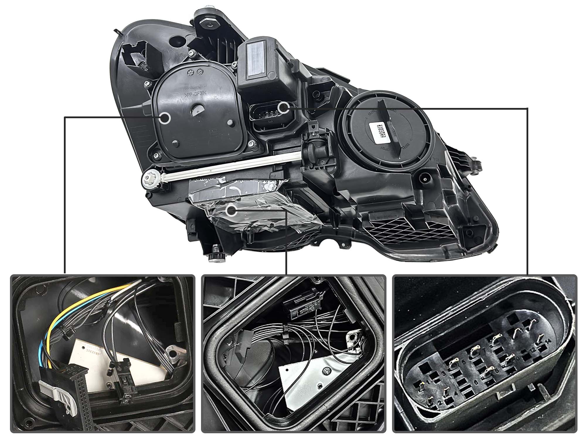 For Mercedes-Benz E250 E350 2014 2015 2016 W212 S212 LED Headlight Driver Left - Image 12