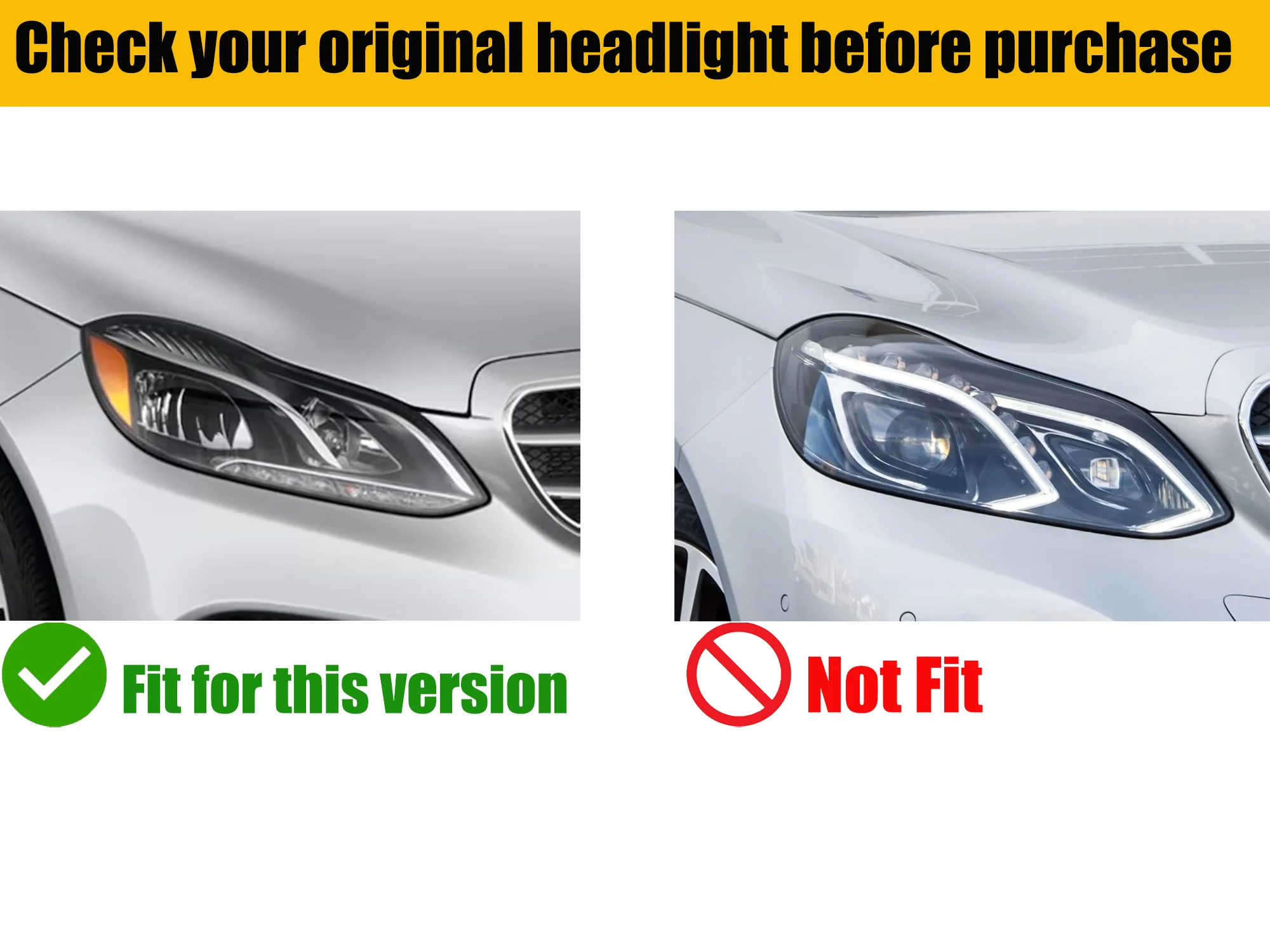 For Mercedes-Benz E250 E350 2014 2015 2016 W212 S212 LED Headlight Driver Left - Image 4