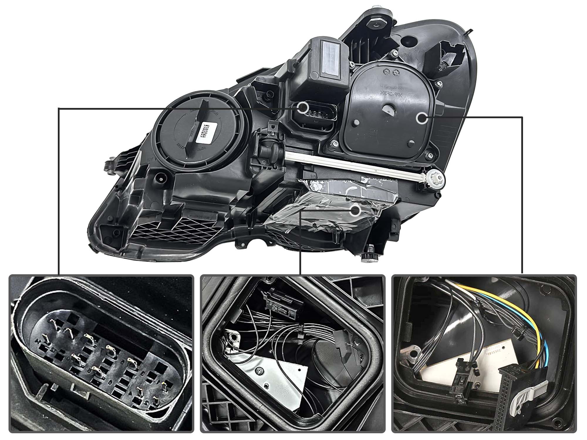 RH Halogen Headlight Fits Mercedes-Benz E-Class W212 Sedan/Wagon 2014-2016 - Image 12