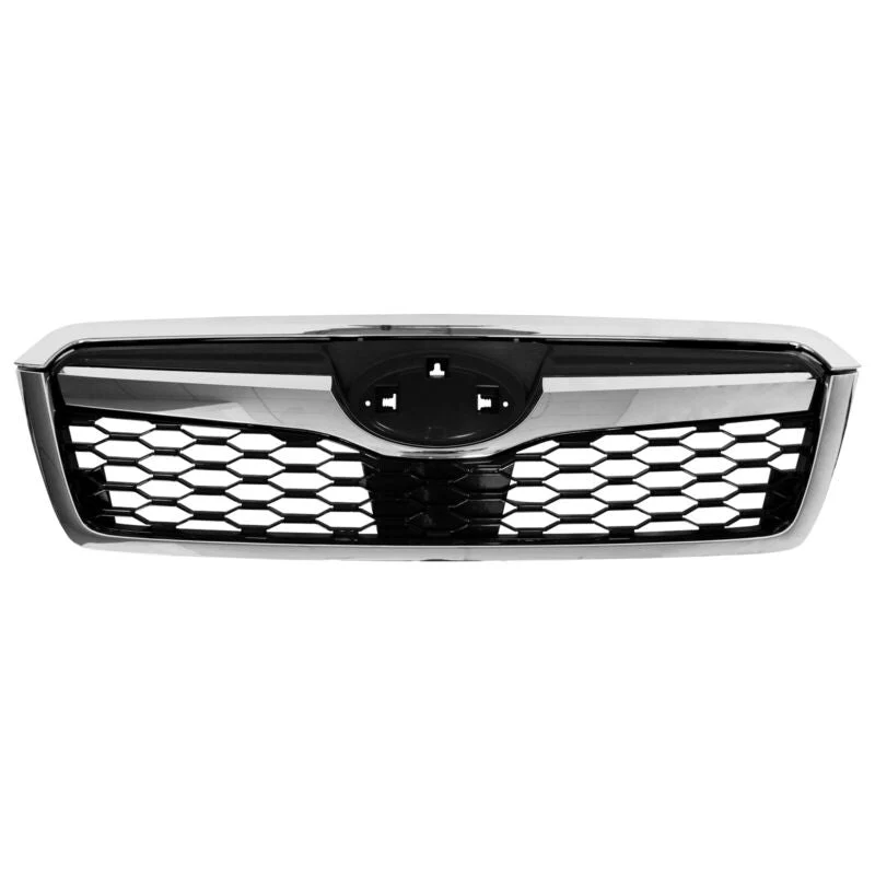 Chrome Front Bumper Grille Grill Assembly For 2014-2018 Subaru Forester - Image 2
