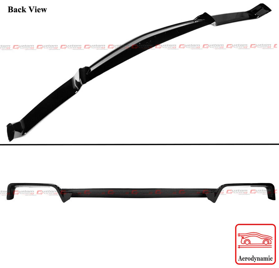 For 2014-2019 Corvette C7 Stingray Gloss Black C8 Z51 Style Rear Trunk Spoiler Wing - Image 2