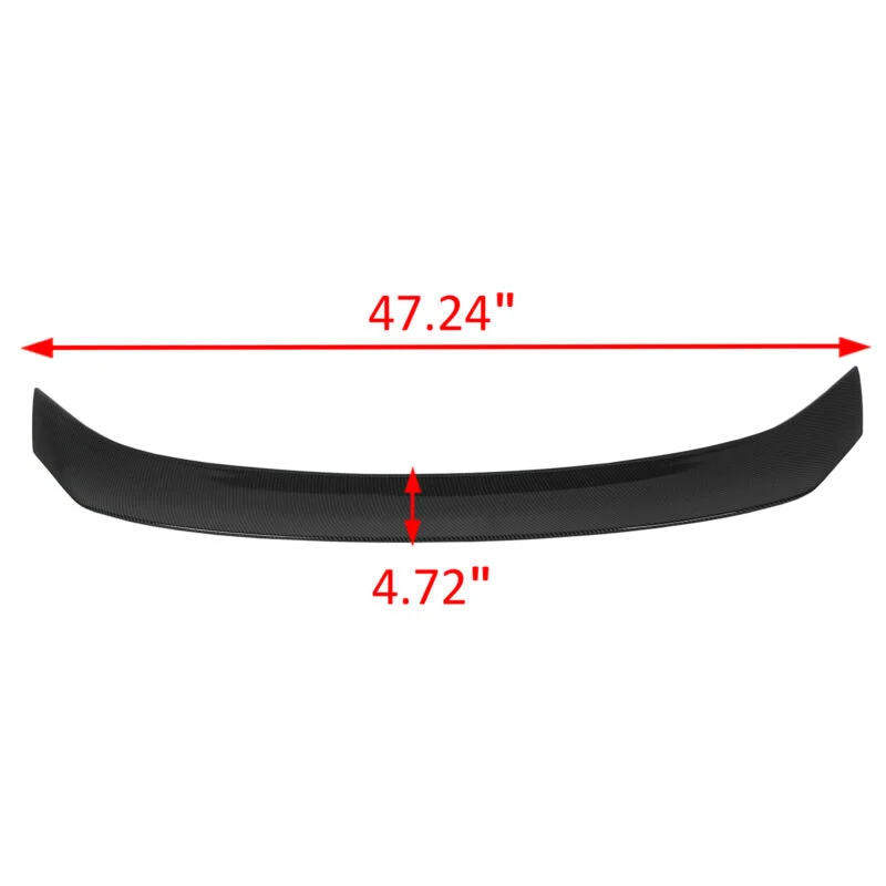 Carbon Fiber Look Rear Trunk Spoiler Wing For Lexus IS200t IS250 IS350 Sedan 2014-2020 - Image 11