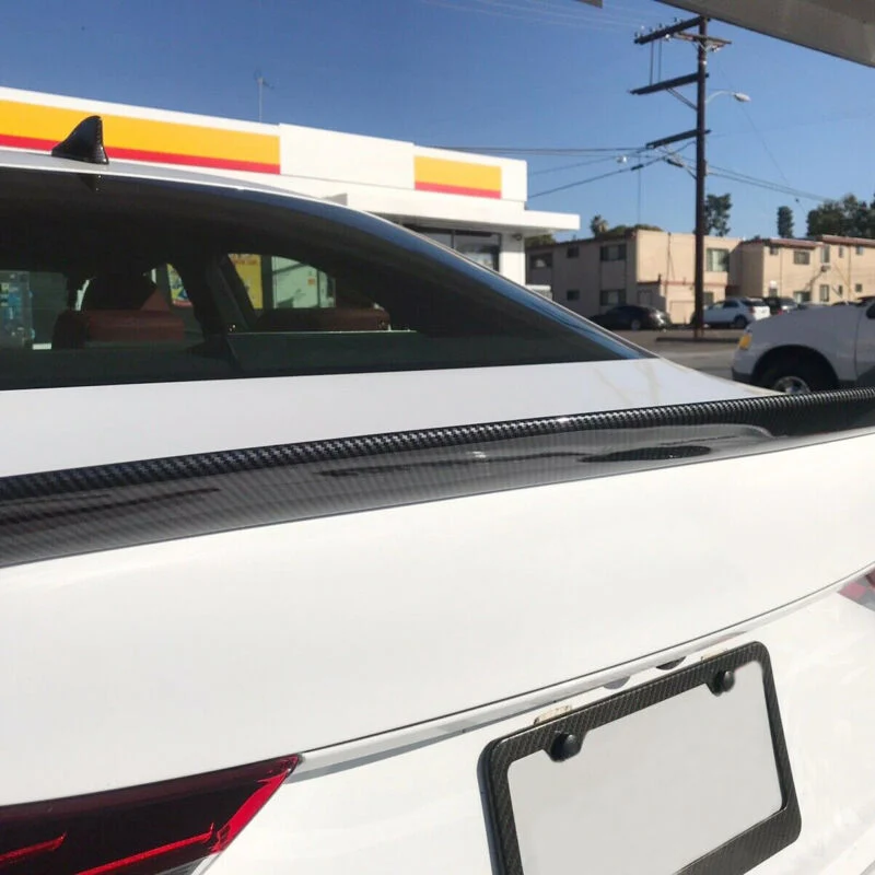 Carbon Fiber Look Rear Trunk Spoiler Wing For Lexus IS200t IS250 IS350 Sedan 2014-2020 - Image 3