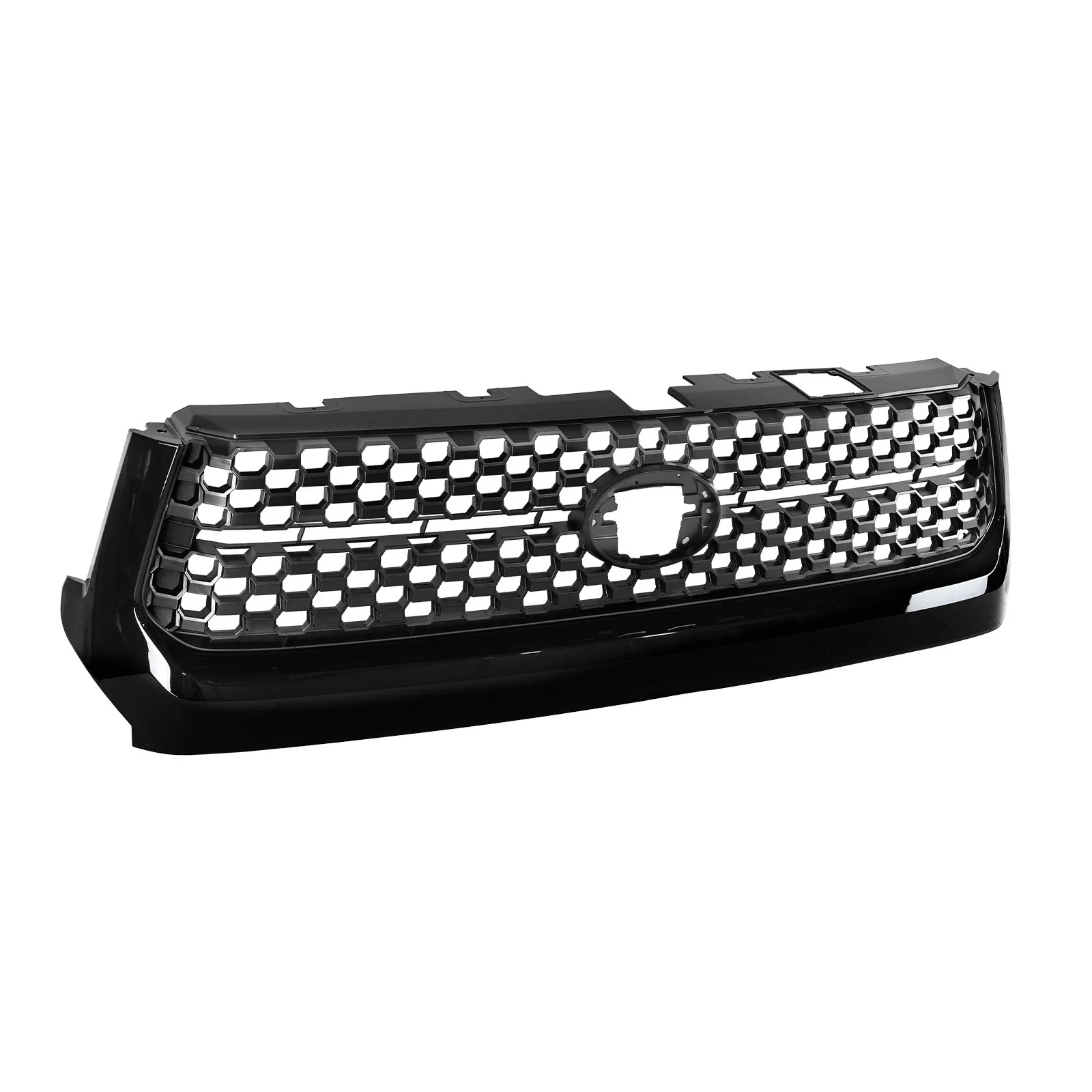 Fit For Toyota Tundra 2014-2021 TRD Style Front Bumper Grille Gloss Black & Gray - Image 3