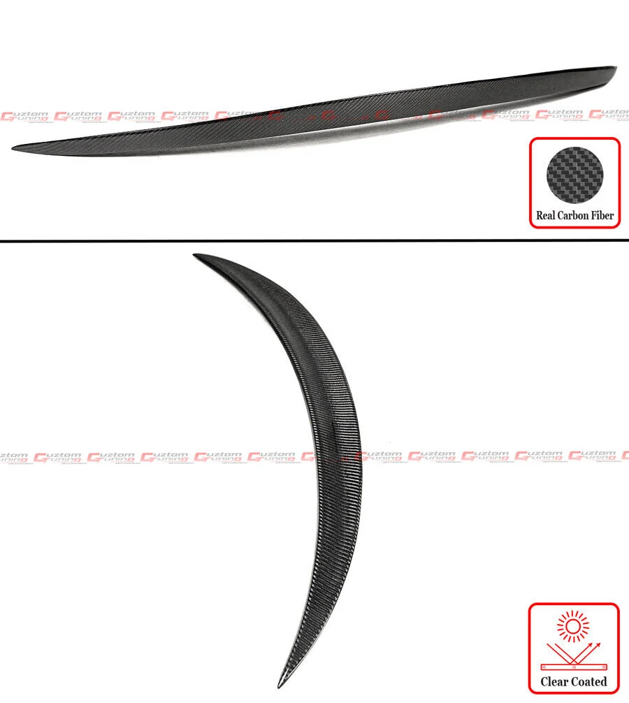 For 2014-2024 Maserati Ghibli Sport S Style Real Carbon Fiber Trunk Spoiler Wing - Image 3