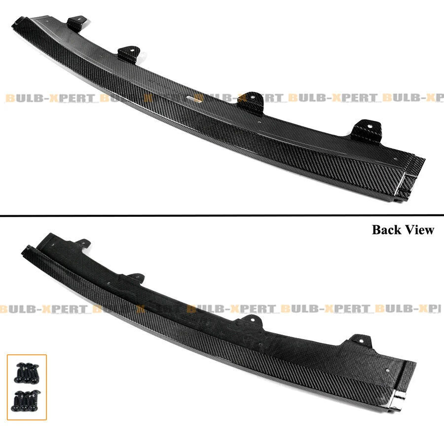 For 2015-2019 Lexus RC F RCF CTM Design Real Carbon Fiber Front Bumper Lip Splitter - Image 2