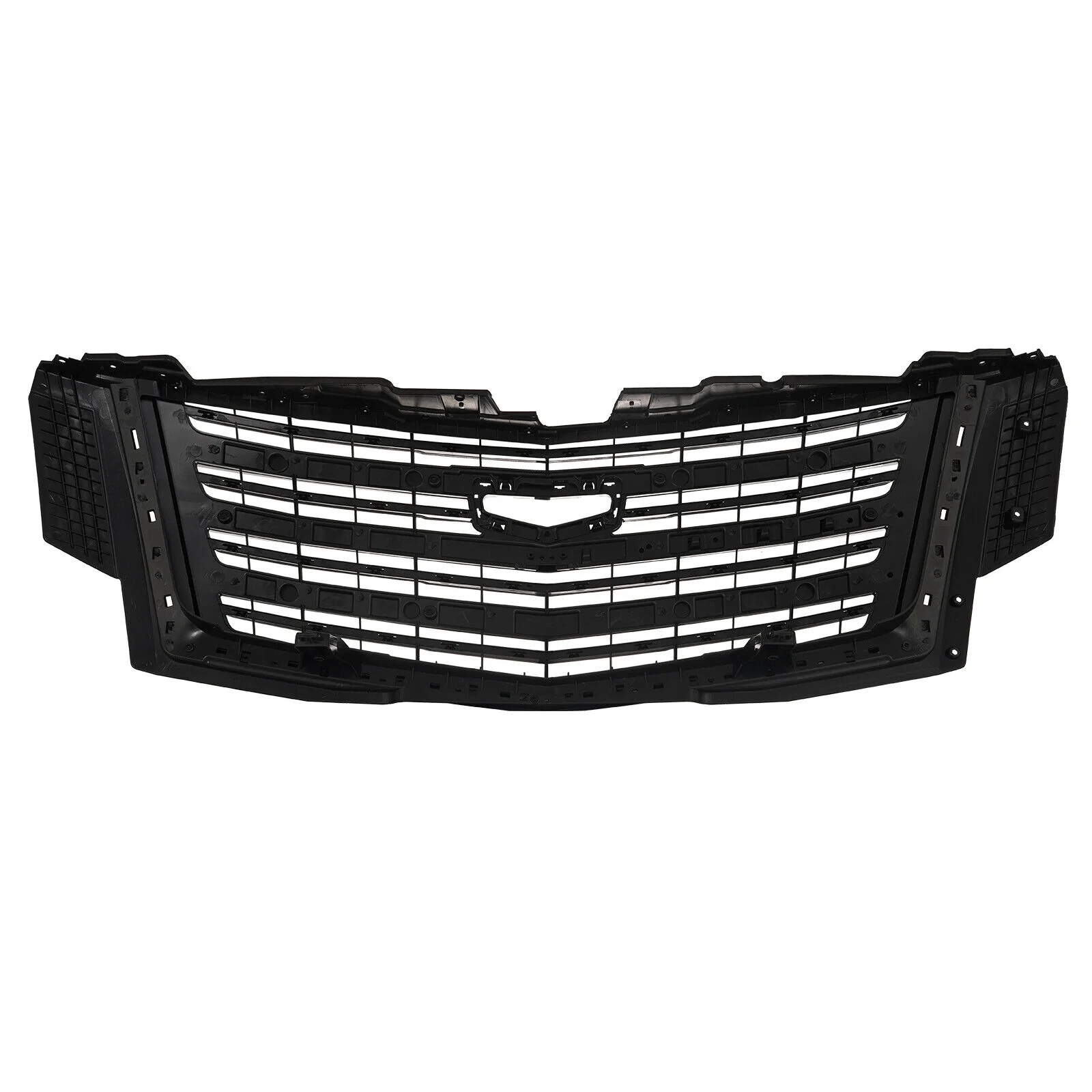 For 2015-2020 Cadillac Escalade Platinum Front Grille + Hood Trim Black 2399558 - Image 8
