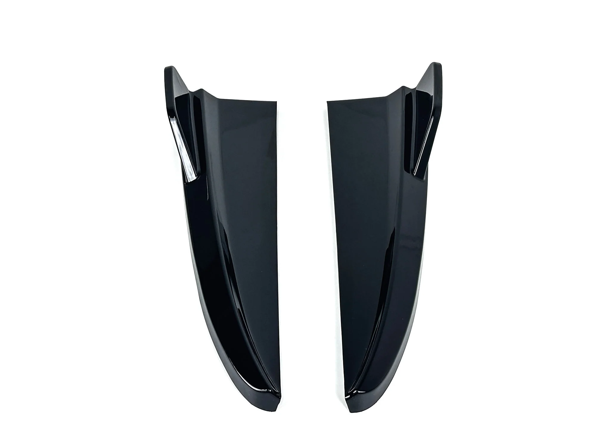 Gloss Black Rear Apron Side Splitter Kits For Mercedes C-Class W205 C300 C350 AMG 2015-2021 - Image 6