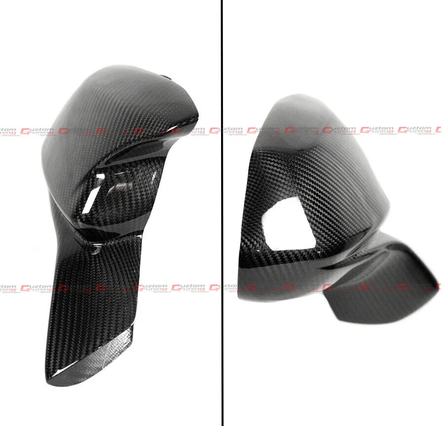 For 2016-2024 Chevrolet Camaro Dry Carbon Fiber M-Style Mirror Cover Caps Add-on - Image 4