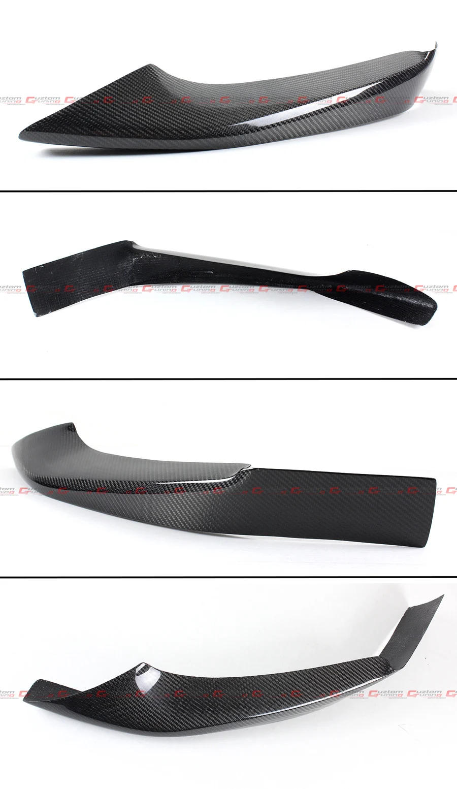 For 2017-2020 BMW G30 5 Series Carbon Fiber M Sport Front Bumper Side Splitters - Image 3