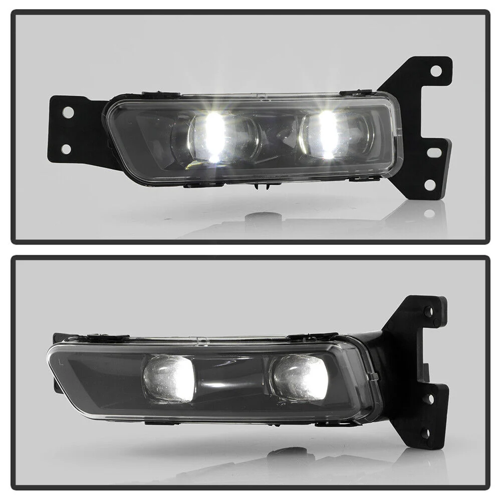 For 2017-2021 Jeep Grand Cherokee SRT LED Bumper Fog Lights Lamps Set Left+Right - Image 6