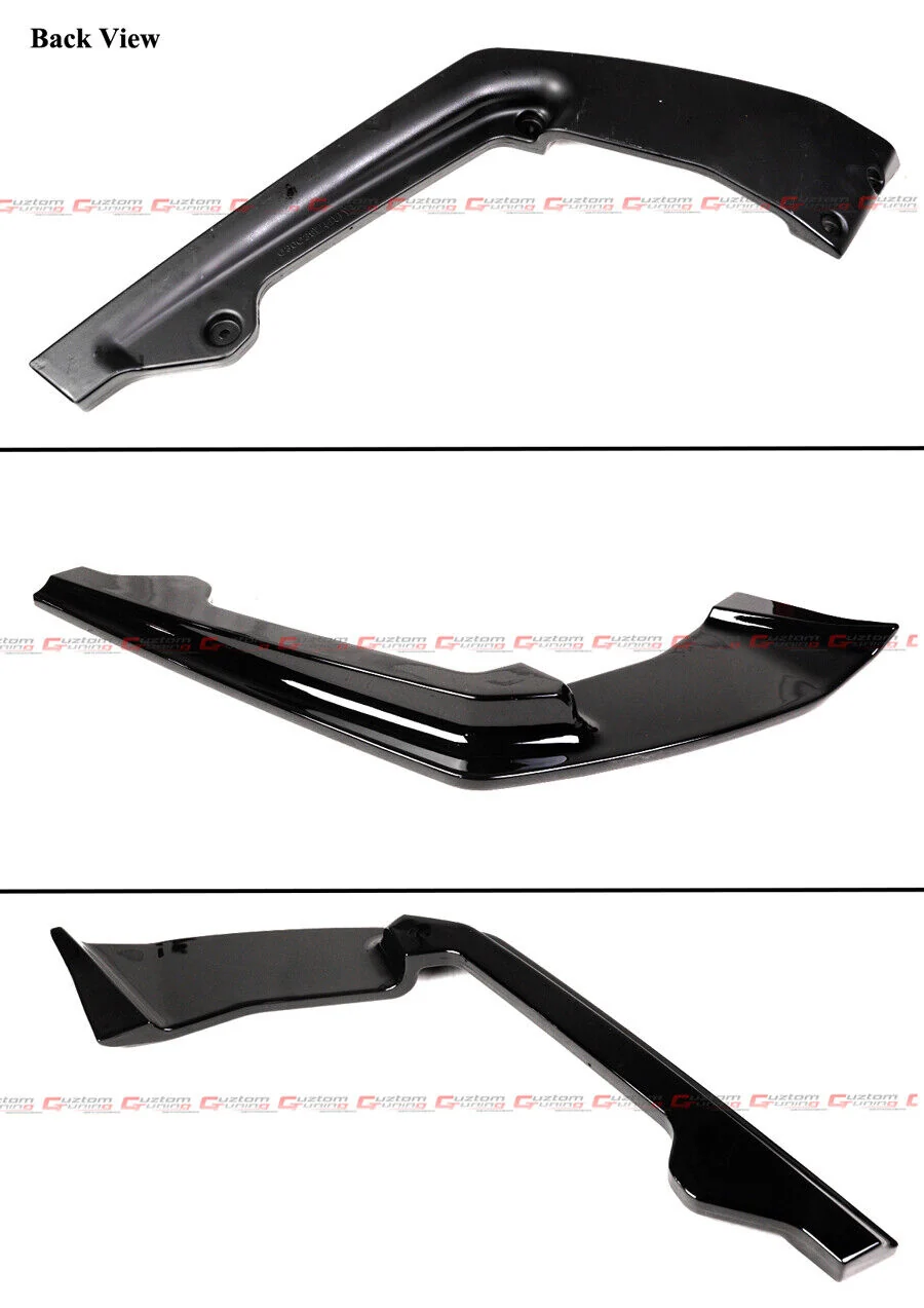 For 2017-2023 BMW G30 530i 540i  Big Fin M5 Style Gloss Black LED Rear Bumper Diffuser Kit - Image 5