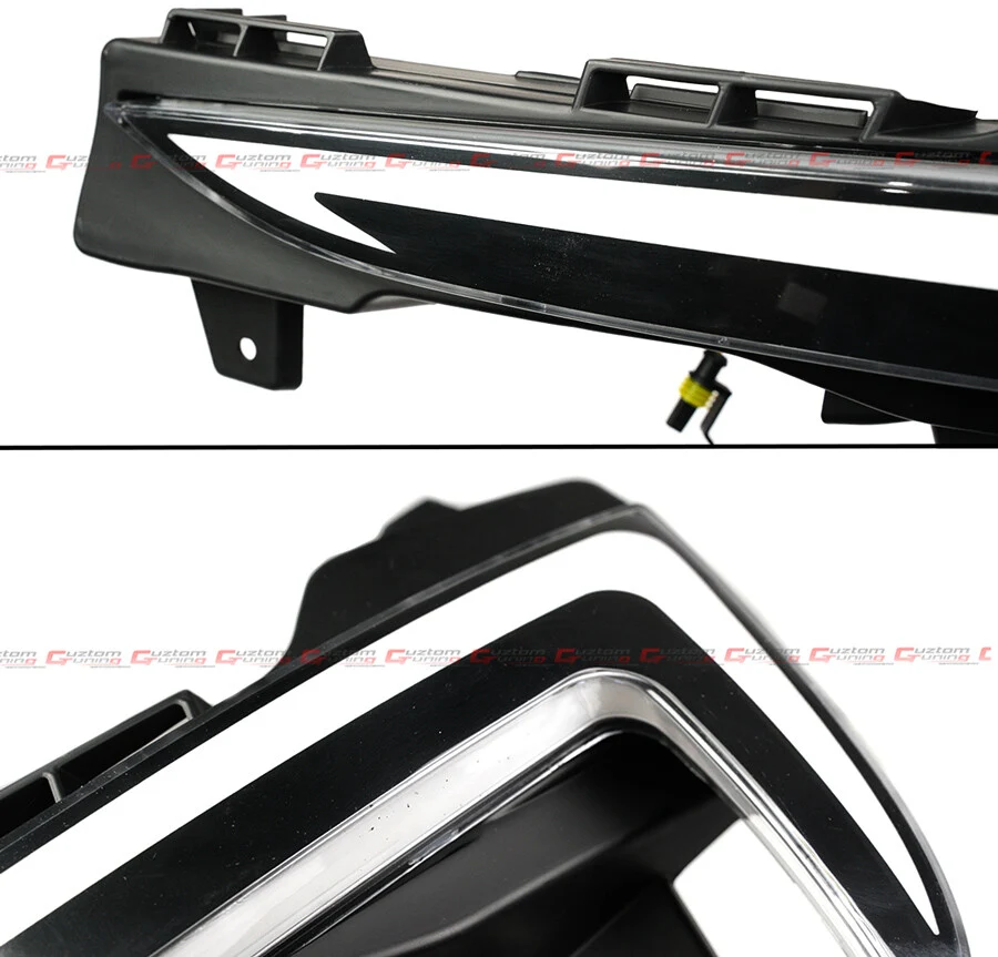 For 2017-2023 Tesla Model 3 Front Bumper Tri-Color Sequential LED DRL Fog Light Lamp - Image 3