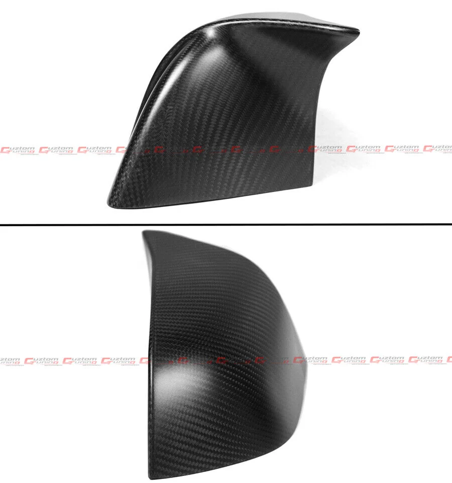For 2017-2025 Tesla Model 3 Dry Matt Carbon Fiber M Style Side Mirror Covers Caps - Image 4