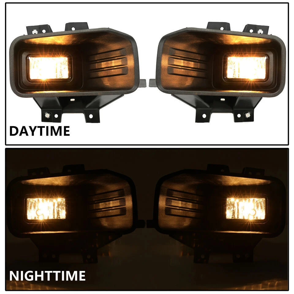 For 2018-2020 Ford F-150 Halogen Fog Lights Driving Lamps Left & Right Side Set - Image 2