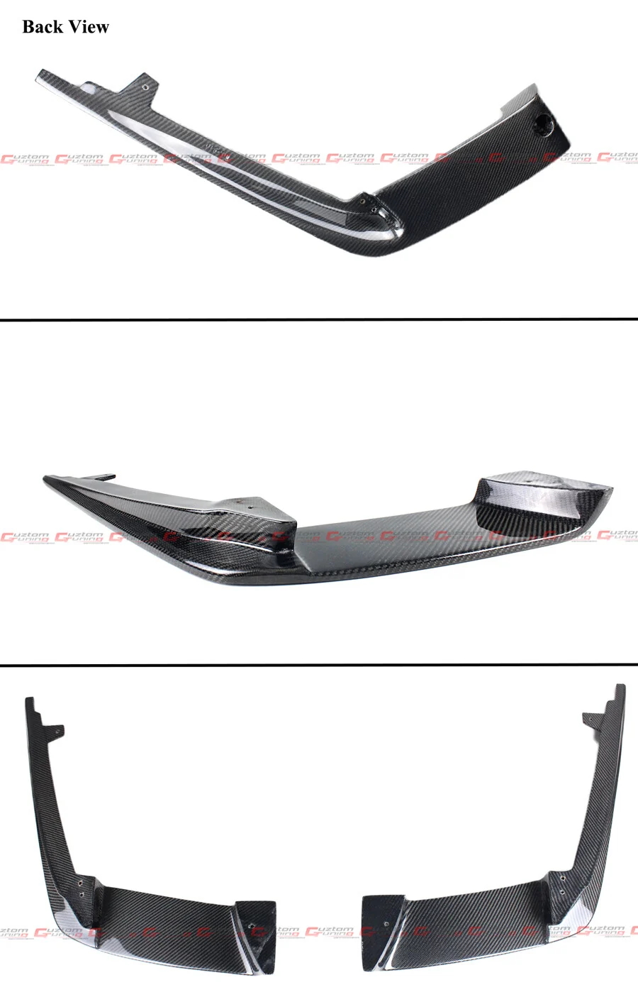For 2018-2023 BMW F90 M5 3D Style Carbon Fiber Rear Bumper Diffuser Lower Valance - Image 4