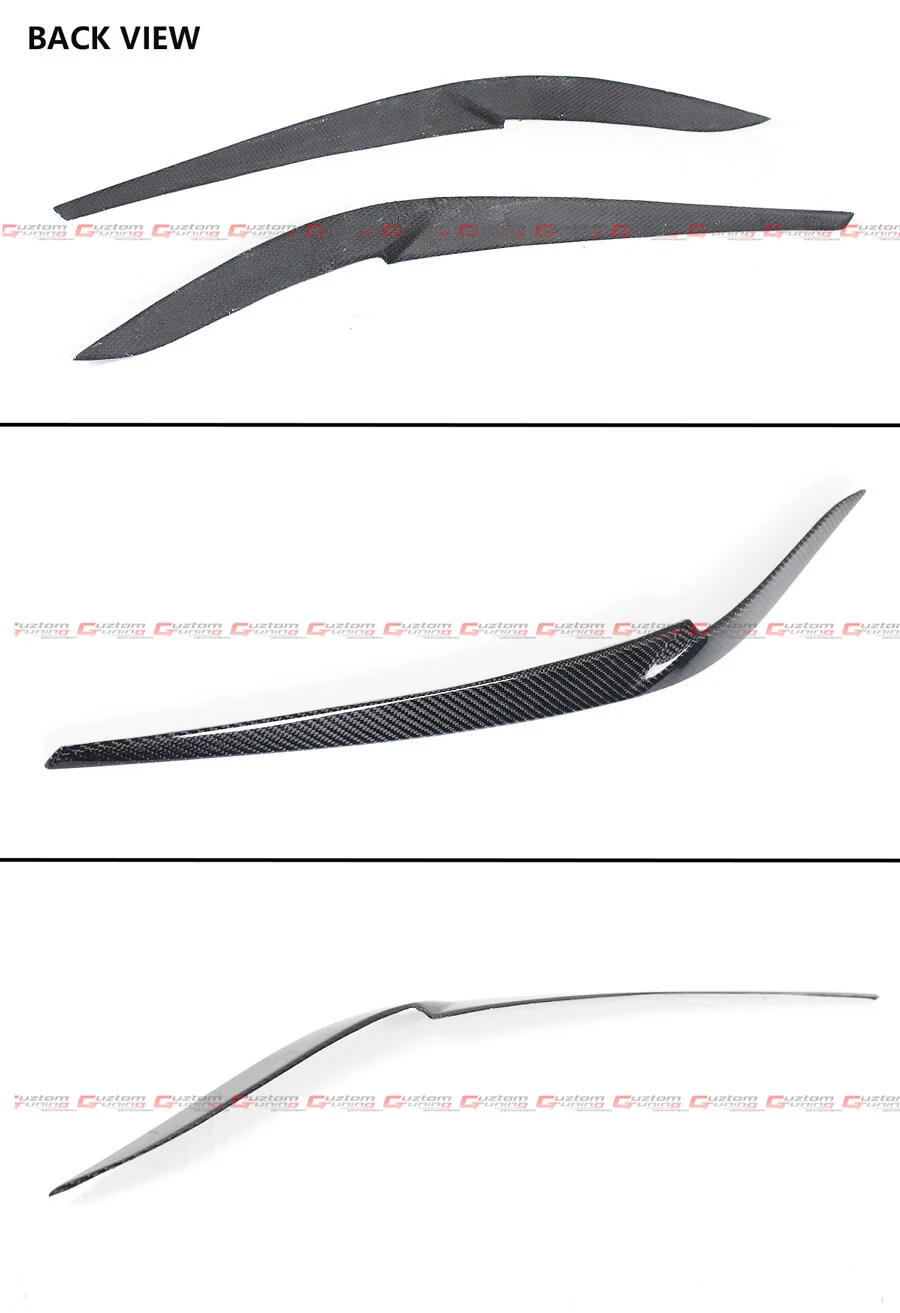 For 2018-2024 BMW G05 X5 F95 X5M Carbon Fiber Headlight Lamp Eye Lid Cover Eyebrow - Image 3