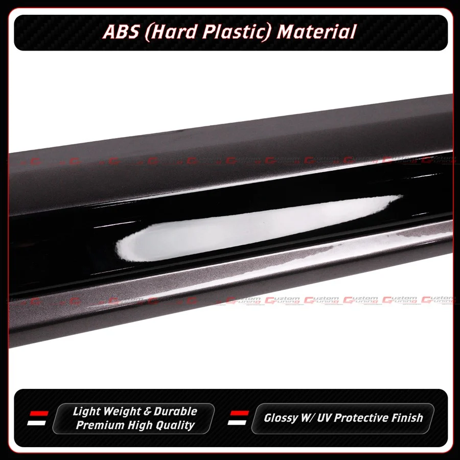 For 2018-2024 Toyota Camry CTM Predawn Gray Mica Black 2-Toned Side Skirt Extension - Image 6