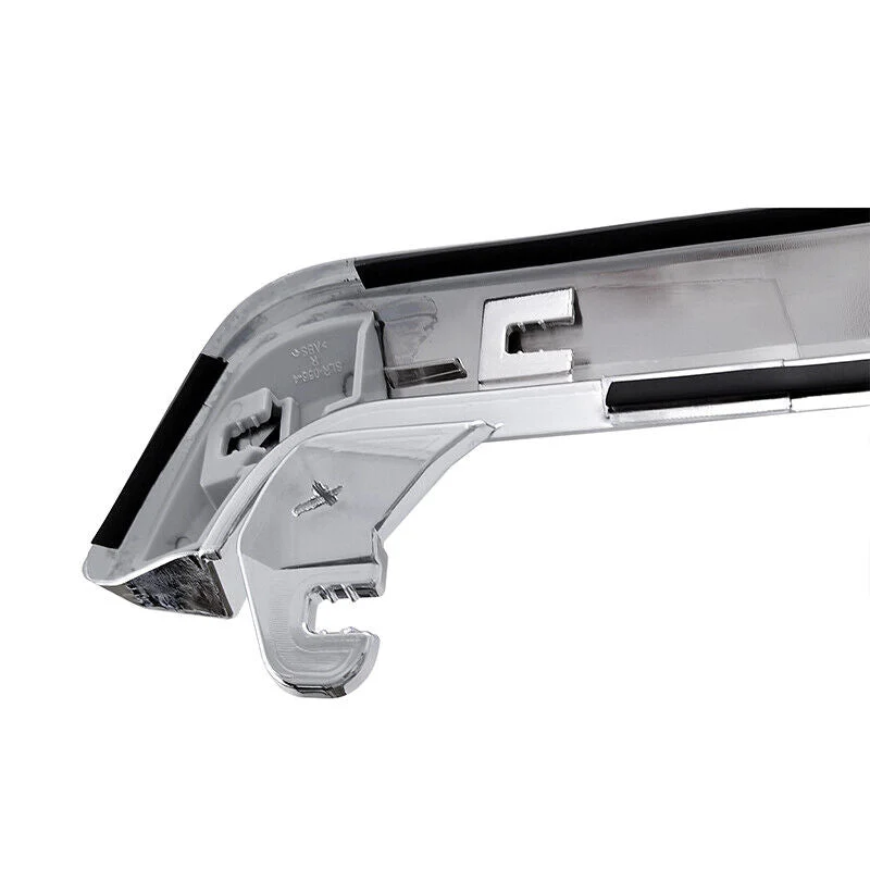 Front Upper Grille Grill Set w/Chrome Tirm for Subaru Forester 2019-2021 - Image 9