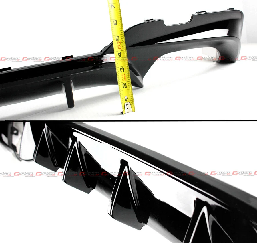 For 2019-2022 BMW G20 330i M340i M Sport Yofer Gloss Black Quad Exhaust Rear Diffuser - Image 3